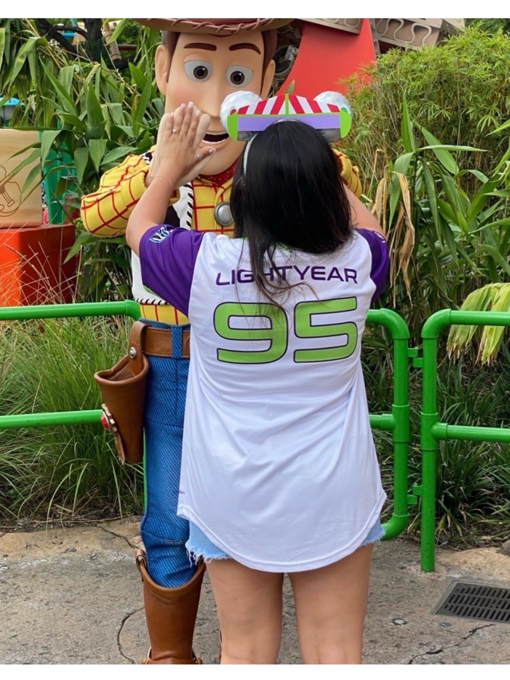 Buzz Lightyear Baseball Jersey & Mickey Ears